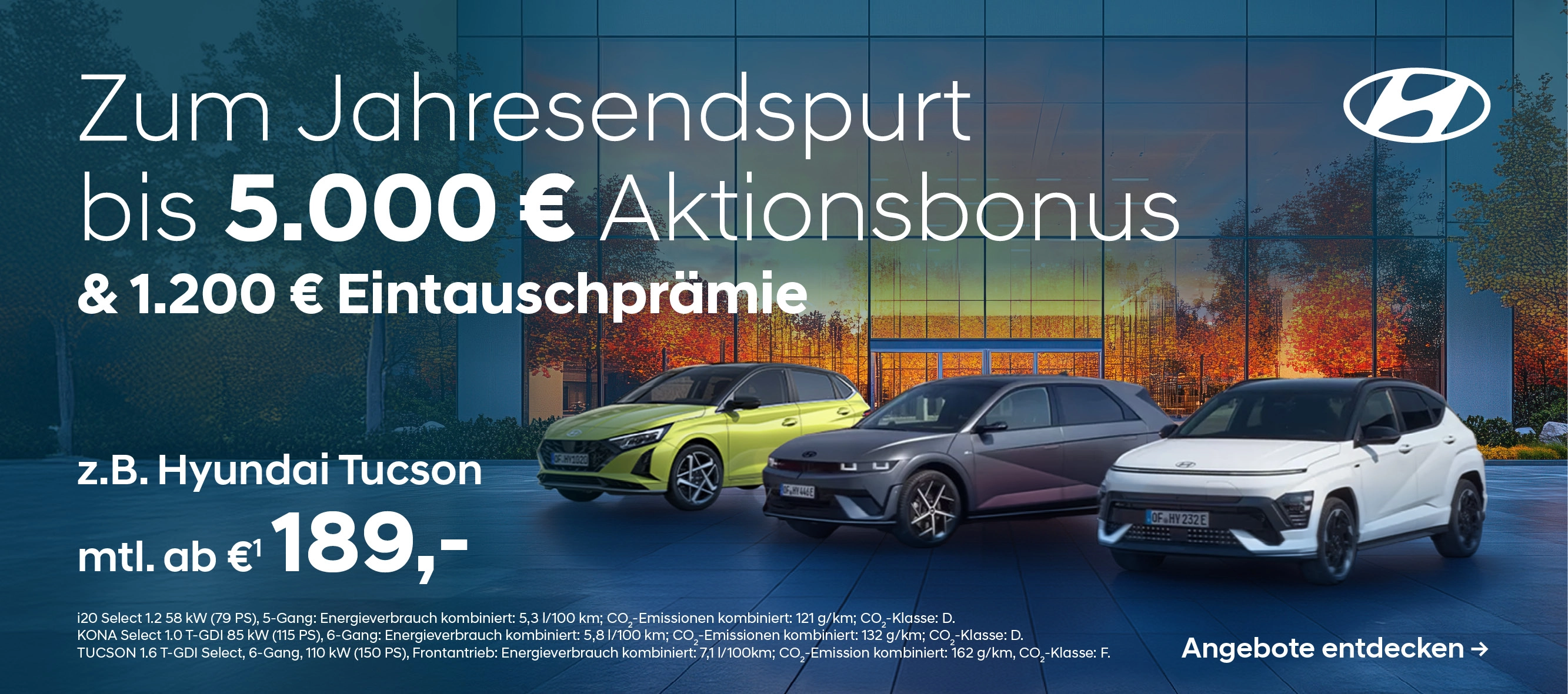 Hyundai Jahresendspurt Aktionsbonus