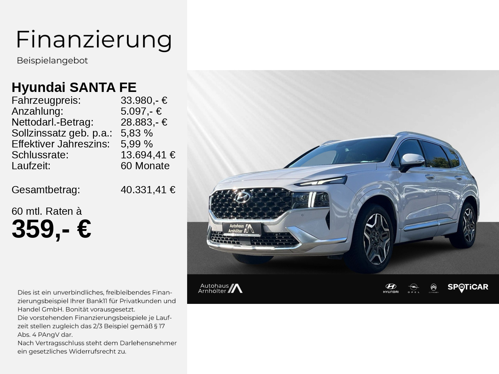 SANTA FE 1.6 T-GDI Plug-In Signature 4WD