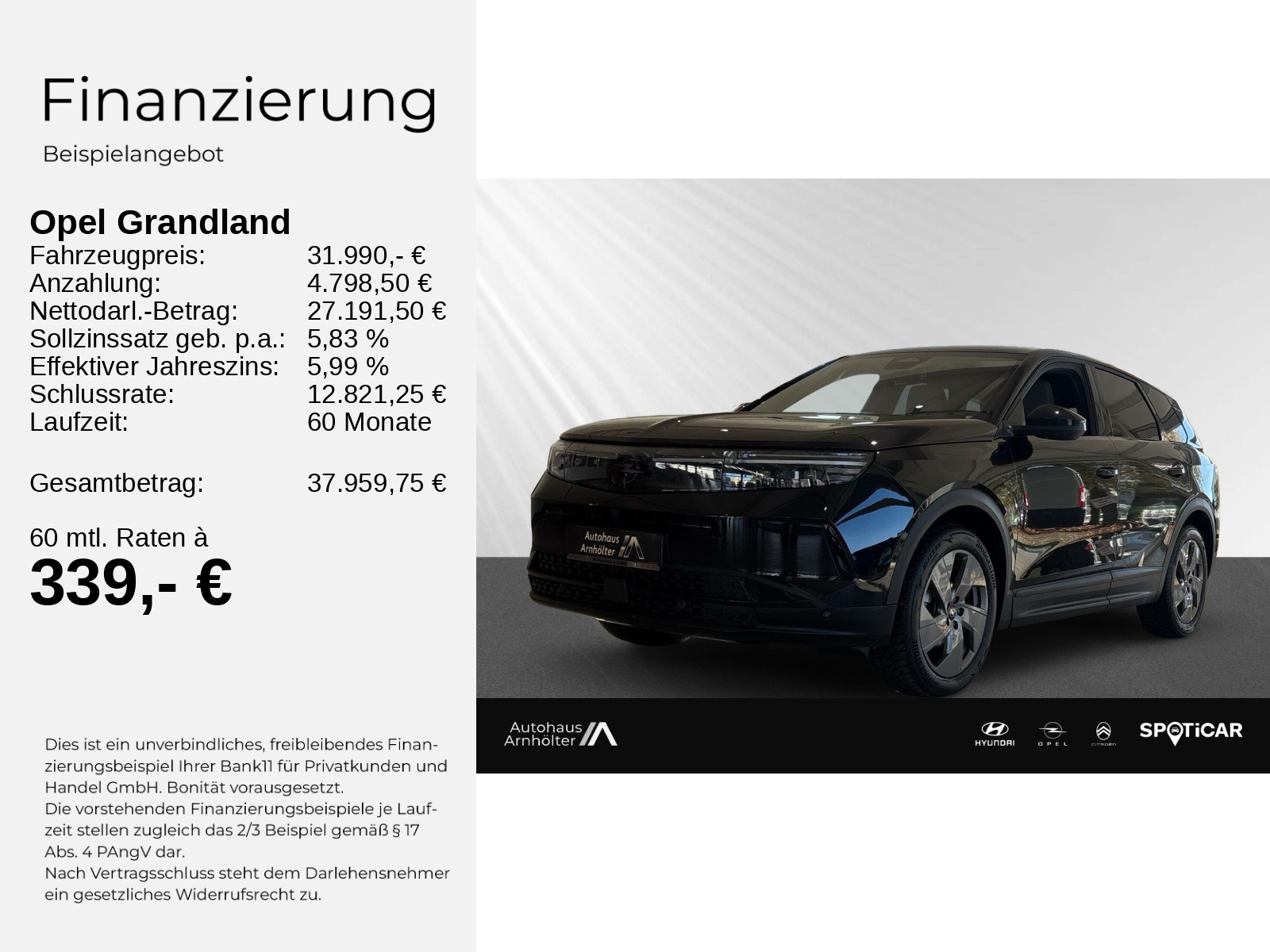 Grandland B GS 1.2 Hybrid 48V100KW +KAMERA+