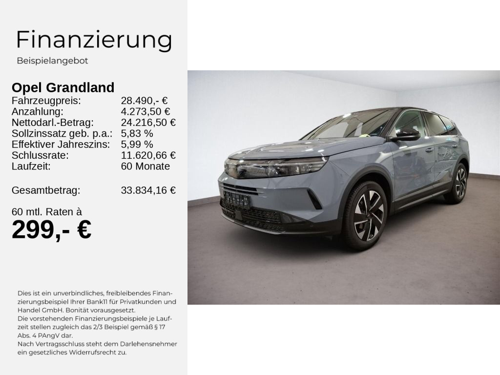 Grandland B EDITION 1.2 HYBRID KLIMA+PDC+KAMERA+