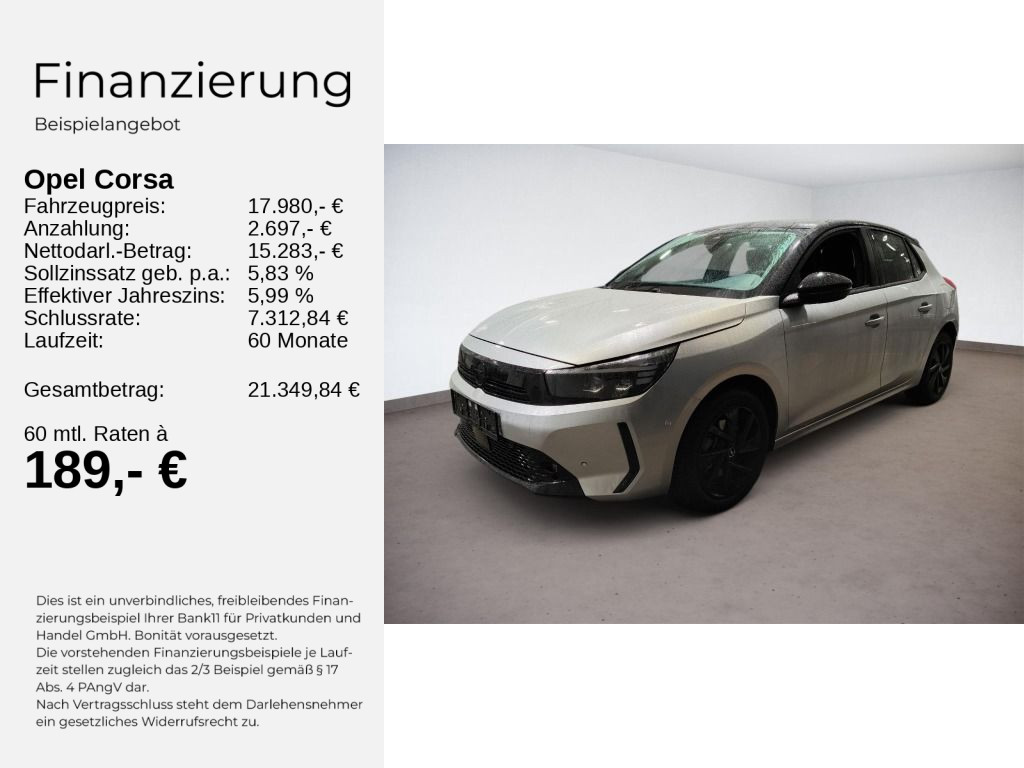 Corsa F GS 1.2 HYBRID KLIMA+PDC+KAMERA+SHZ+LHZ++