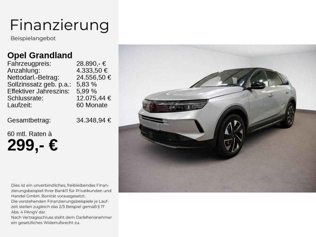 Grandland B GS 1.2 HYBRID KLIMA+PDC+KAMERA+SHZ++