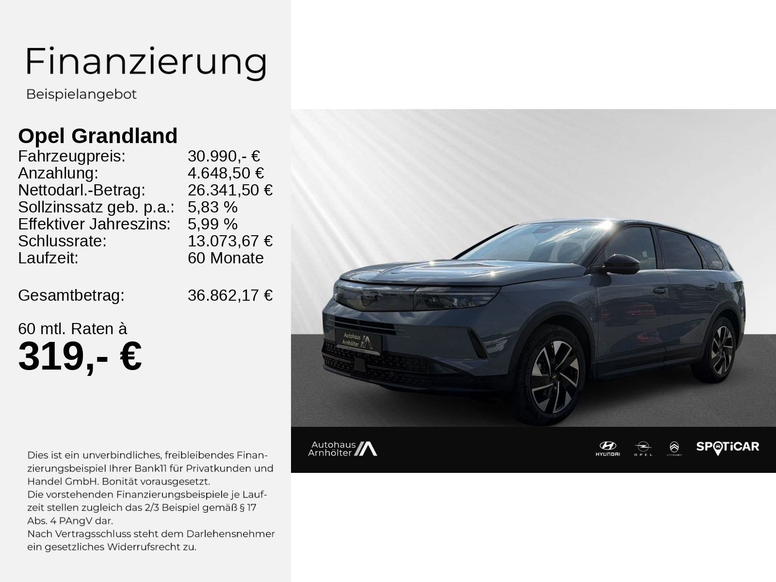 Grandland B GS 1.2 Hybrid 48V100kW eDCT6+KAMERA+