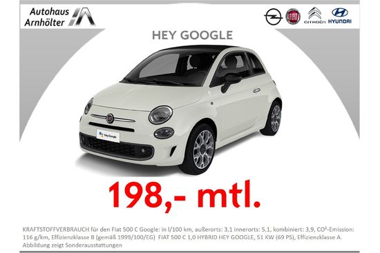 Fiat 500 C Google